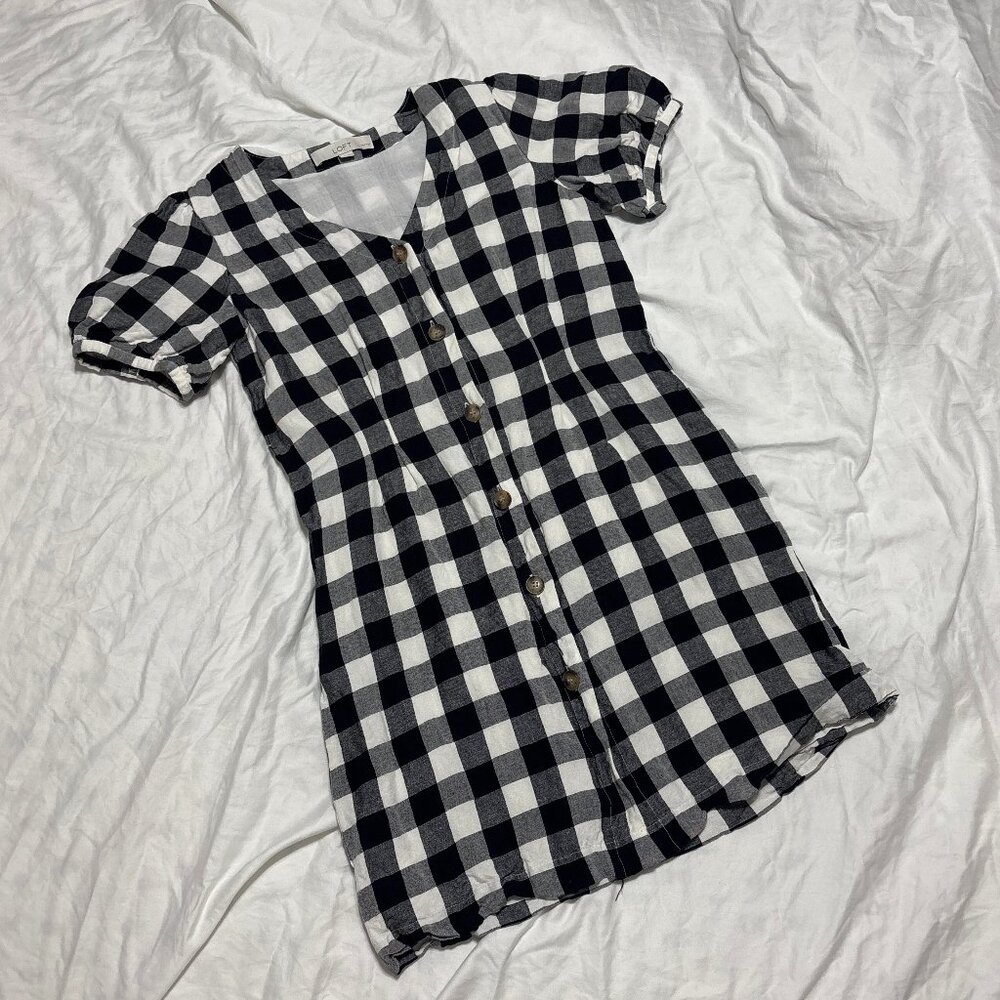 Loft Gingham Dress